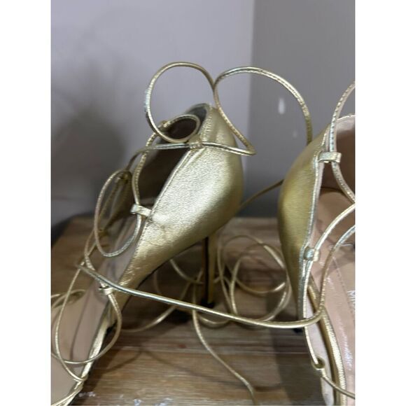 Michael Kors gold strap heels - Picture 10 of 11